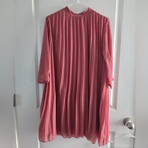 ASOS Mauve Pink Tunic Dress with Elegant Pleats